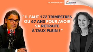 ⏳ Aujourdhui il faut 172 trimestres ou 67 ans pour avoir sa retraite à taux plein  👴👵 [upl. by Bechler]