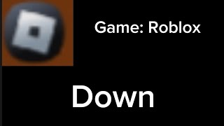 Roblox Down 29th May 2024 [upl. by Frangos812]