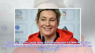 Eisschnelllauf Claudia Pechstein führt WMAufgebot in Inzell an [upl. by Aerehs]