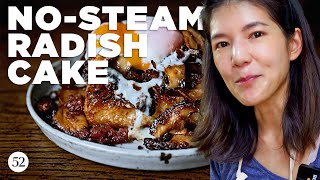 NoSteam Radish Cake  In the Kitchen with Mandy Lee [upl. by Ycal]