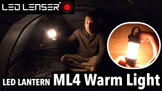 【コンパクトLEDランタン】LEDLENSER レッドレンザー ML4 Warm [upl. by Rattray]