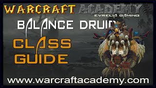 54 Balance Druid DPS Guide  Warcraft Academy [upl. by Ibrahim461]