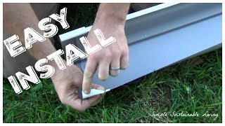 Installing Home Depot Gutters [upl. by Lounge]