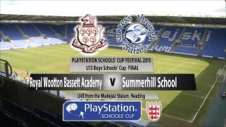 Full Match U13 Boys Royal Wootton Bassett Academy v Summerhill School [upl. by Angrist]