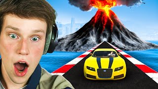 100 Player Volcano Race In GTA [upl. by Caddaric832]