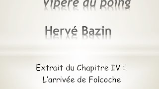 Vipère au poing chapitre IV lecture [upl. by Wojcik432]