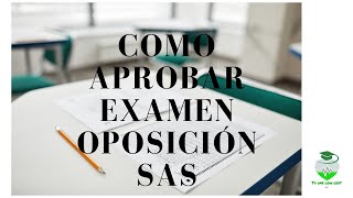 APRUEBA TU EXAMEN DE OPOSICIÓN SIN ESTUDIAR O ESTUDIANDO POCO [upl. by Nicholle]