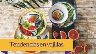 Tendencias en vajillas para el 2018 [upl. by Dyan]