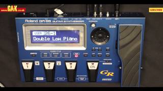 Roland  GR55 Guitar Synthesizer with GK3 Pickup Demo at GAK [upl. by Savage]