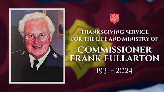 Thanksgiving Service  Commissioner Frank Fullarton [upl. by Lyns]