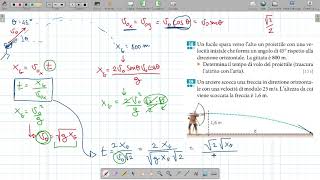 Problemi risolti sul moto parabolico  02 [upl. by Mohandas474]