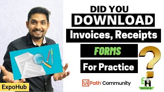 Download Sample Invoice Receipts and Forms for UiPath Practice [upl. by Booker]