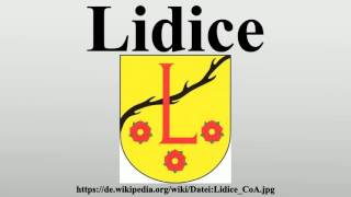 Lidice [upl. by Enaid]