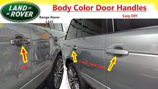 Range Rover L322 Handle Covers  Body Color [upl. by Tabib146]