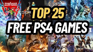 TOP 25 BEST FREE GAMES ON PS4 [upl. by Chretien]