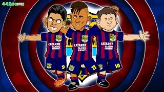 🎶MSN SONG🎶 Bayern Munich vs Barcelona 32 PARODY Champions League SemiFinal 2015 Goals Neymar [upl. by Rickert]