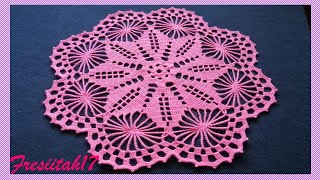 Cómo tejer tapete carpeta a crochet paso a paso [upl. by Aehs701]