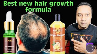 LIDORIA HAIR GROWTH OIL with TOULIFLY ANTI HAIR LOSS SHAMPOO hair treatment [upl. by Alexandria]