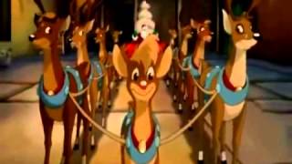 Rudolph The Red Nosed Reindeer 1998  9 Santas reindeers [upl. by Tareyn768]