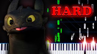 Forbidden Friendship from How to Train Your Dragon  Piano Tutorial [upl. by Nyrahs522]