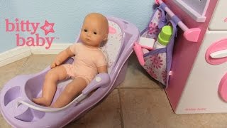 American Girl Bitty Baby Doll Bathtub Bittys Bathtub with Bella I need your help [upl. by Lorenzana]