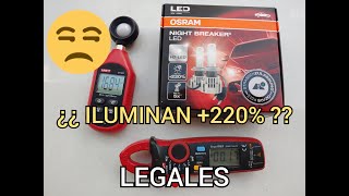 Osram Night Breaker Iluminan un 220 Test de luz y consumo [upl. by Iolanthe370]