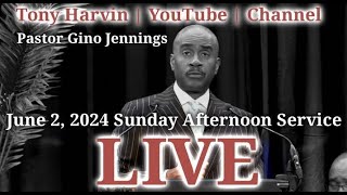 Pastor Gino Jennings  LIVE  June 2 2024  Sunday Afternoon Service  Philadelphia PA [upl. by Miche]