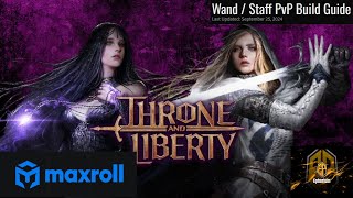 Throne and Liberty Wand Staff Skill Build For Global Launch [upl. by Annamarie421]