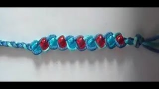 DIY  How to make a Beaded Braided Bracelet [upl. by Brink191]