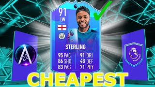 91 Raheem Sterling POTM SBC Cheapest Solution FIFA22 [upl. by Lantz622]