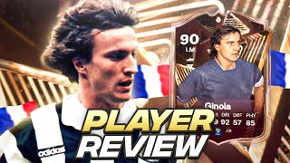 NOV 15 90 TRIPLE THREAT HERO GINOLA PLAYER REVIEW EAFC 24 ULTIMATE TEAM [upl. by Aikaj]