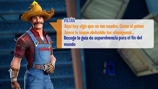 RECOGE LA GUÍA DE SUPERVIVENCIA PARA EL FIN DEL MUNDO  FORTNITE GUÍA DESAFÍOS [upl. by Nomolas]