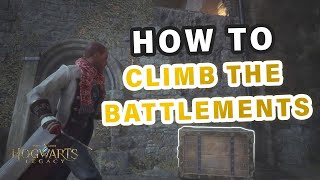 How to Climb the Battlements  The High Keep Quest ► Hogwarts Legacy [upl. by Priscella]