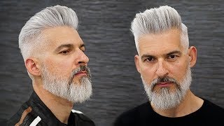 Corte de pelo y barba 2018  Modern Haircut and Beard [upl. by Euqina]