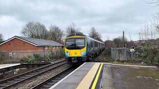 Class 185151 at Padgate station 01032024 [upl. by Ellehsem]