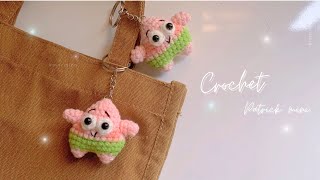 Eng sub Crochet a Patrick star mini  Hướng dẫn cách móc Patrick hồng mini chi tiết  Moc Mien [upl. by Tiff]