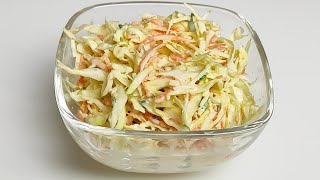 Салат из капусты Coleslaw  Как в KFC [upl. by Marice430]