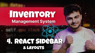 React Sidebar amp Layouts React Inventory Management System webdevelopment react [upl. by Lewin]