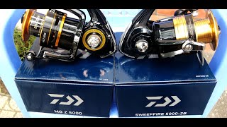 Review 2 Dòng Máy Daiwa MGZ 5000 SWEEPFIRE 5000 2B Siêu Khủng Giá Sinh Viên [upl. by Lellih]