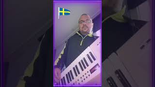 Du gamla du fria Sveriges nationalsång live på Roland AX Edge sverige sweden musik svenskmusik [upl. by Aleunam]