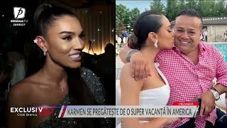 Karmen Minune se pregătește pentru o super vacanță în America [upl. by Enyawad204]