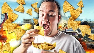 EATING CHIPS TROLLING ON CALL OF DUTY Black Ops 2 Trolling [upl. by Lansing]