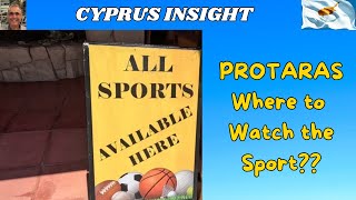 Protaras Cyprus Best Places to Watch the Sport  Getting Ready for Euro 2024 [upl. by Nnaassilem]