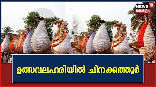 Chinakkathoor Pooram 2023  രണ്ട് ദേശത്തായി 27 കൊമ്പന്മാർ പൂരാവേശത്തിൽ ചിനക്കത്തൂർ  Kerala News [upl. by Enahs]