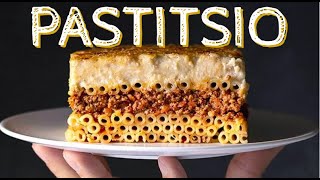 Pastitsio Greek Dish  Italian Recipe Louis DeFeo [upl. by Yremogtnom]