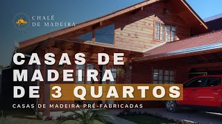 10 Casas de Madeira com 3 quartos a partir de R26 mil  Chalé de Madeira [upl. by Nysila187]