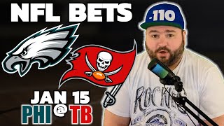 Eagles vs Buccaneers Bets NFL Wildcard Playoffs Bets  Kyle Kirms Football Picks amp Predictions [upl. by Madge]