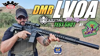 Test Shot  DMR KRYTAC LVOA  Full Upgrade By Noma Works  Airsoft Review en Español [upl. by Valentina]