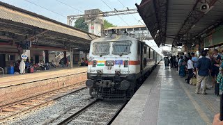 Journey in Karnavati Express  Vapi to Mumbai High speed Journey amp LHB Flat Wheel Sound [upl. by Haelat]