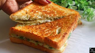 OMG This is so Delicious  Spicy amp Cheesy Bread Omelette Sandwich Recipe  Easy Breakfast Recipe [upl. by Ahsiuqal]